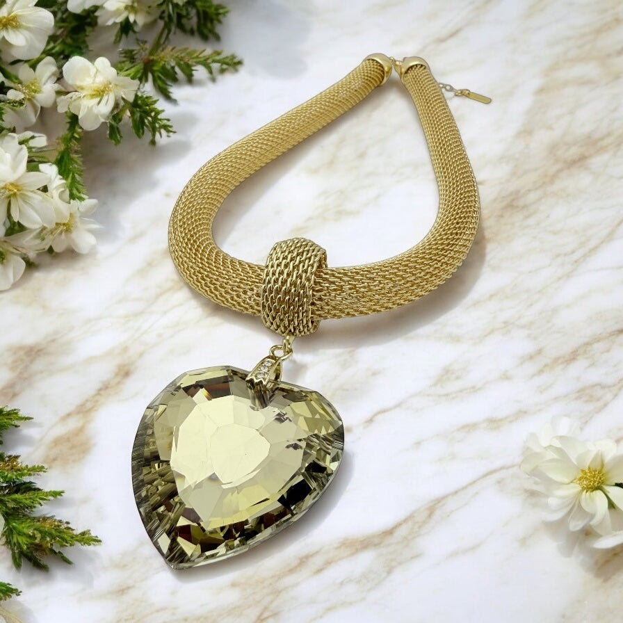 Collier Colorado Springs en laiton doré