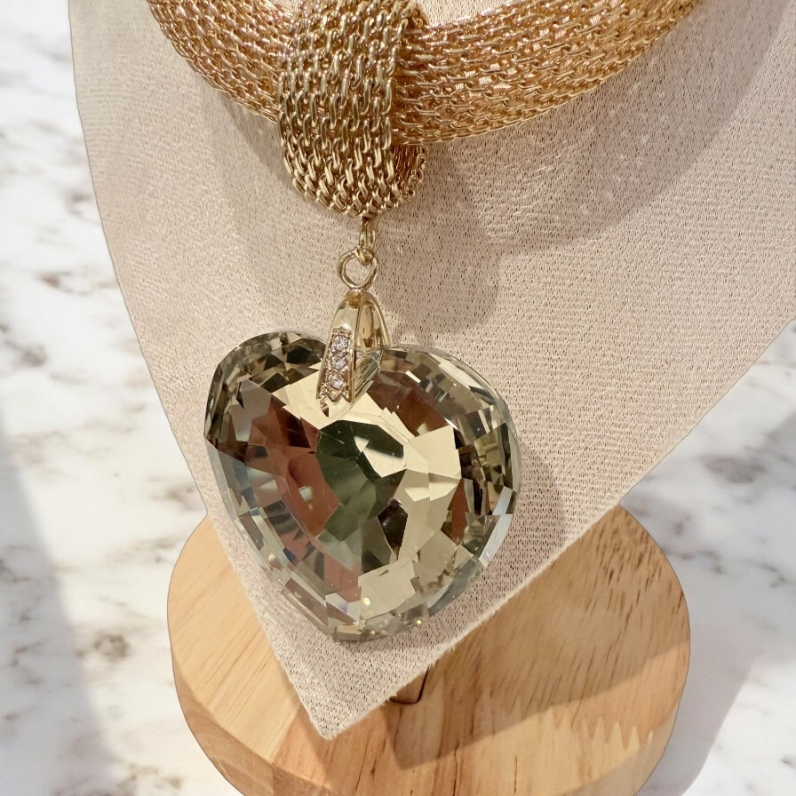 Collier Colorado Springs en laiton doré