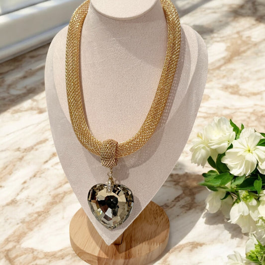 Collier Colorado Springs en laiton doré