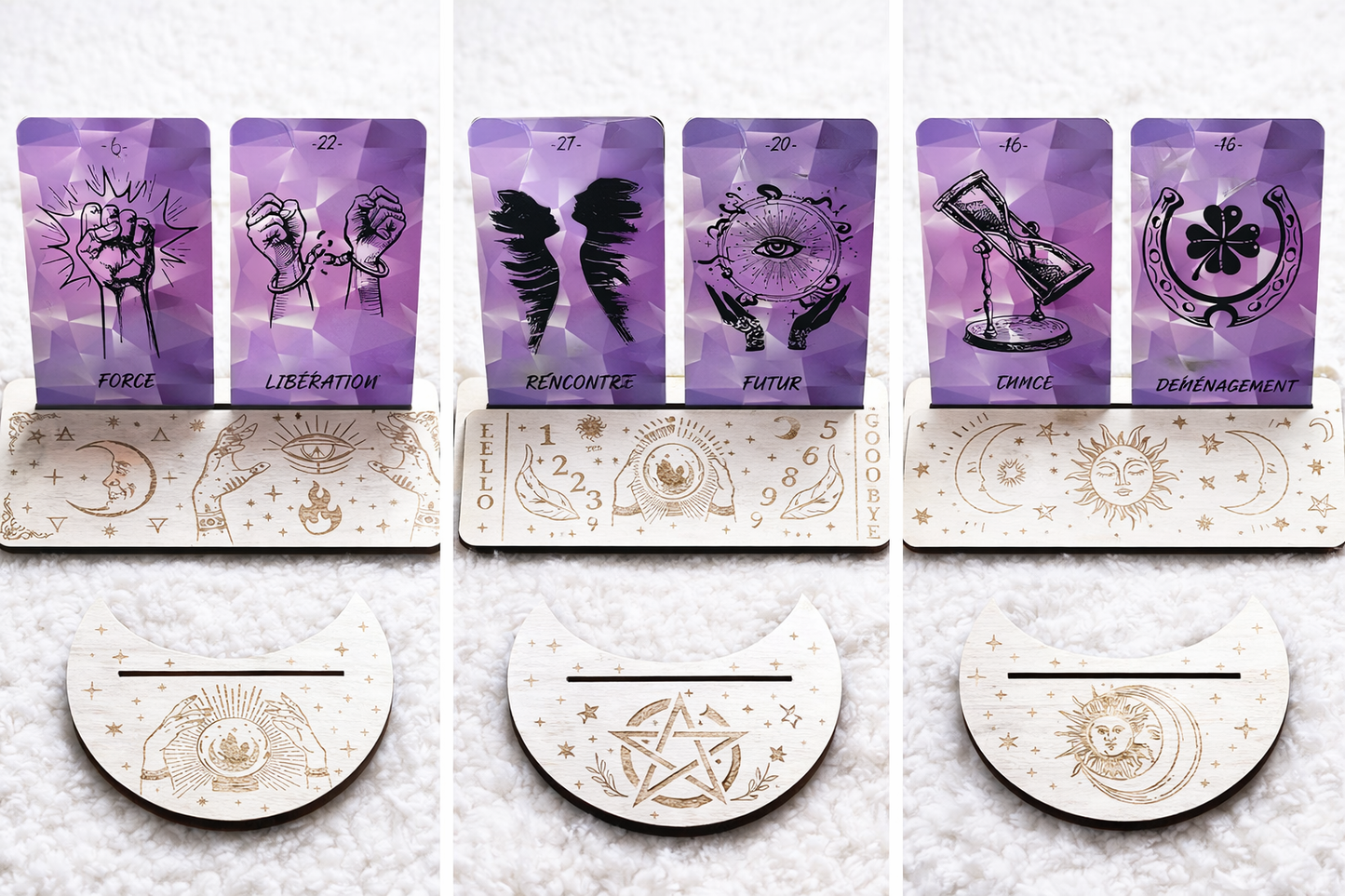 Support Cartes de Tarot 