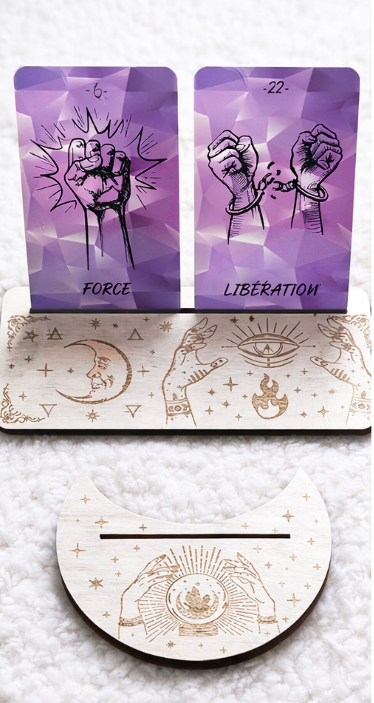 Support Cartes de Tarot 